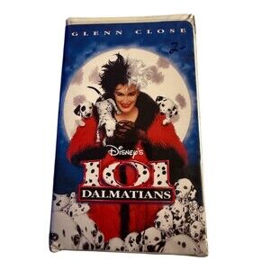Disney 101 Dalmatians VHS Tape Black Diamond Clamshell